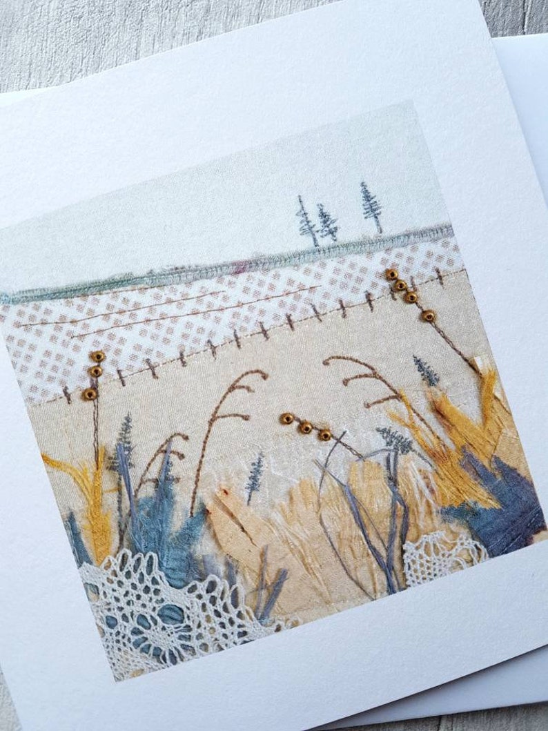 Countryside greeting card Landscape card Etsy