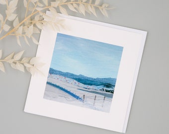 Landscape greeting card