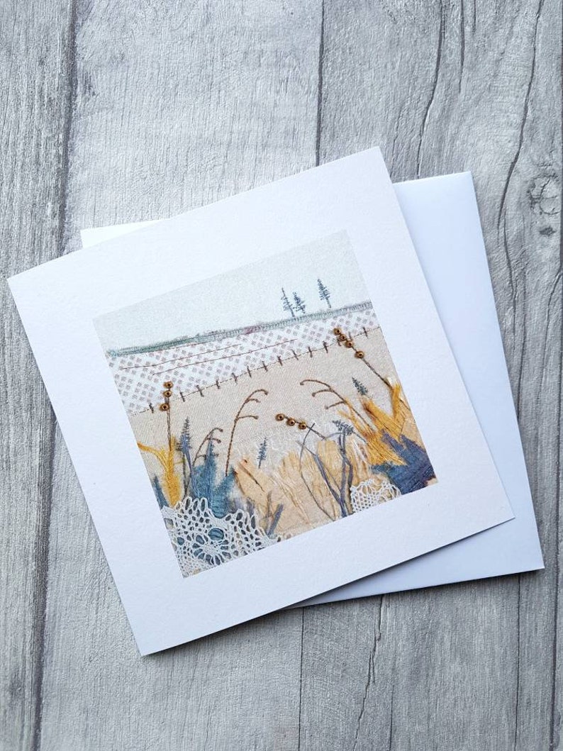 Countryside greeting card Landscape card Etsy