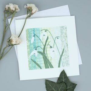 Snowdrops greeting card