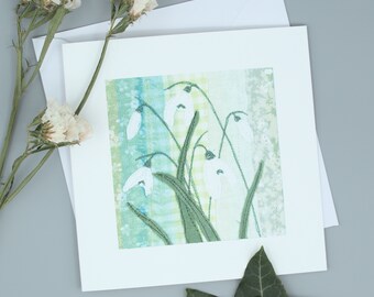 Snowdrops greeting card