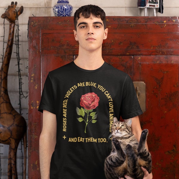 You can't love animals and eat them too Unisex T-shirt, Vegan T-shirt, Almonds, Vegan Apparel, Plant Based, Animal Rights, Animal liberation