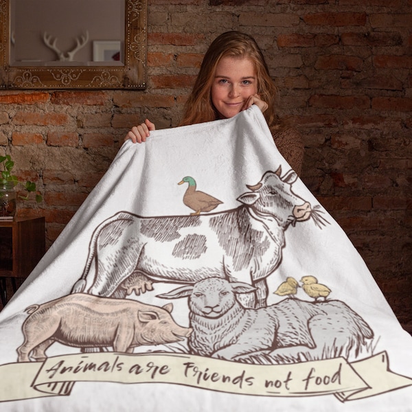 Vegan Blanket Etsy