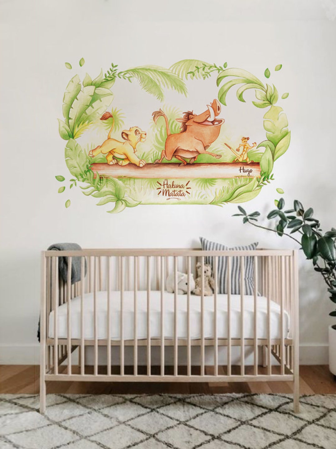 The Lion King Wall Decal.. Nursery Room Wall Sticker Art. Size 43x28 ...