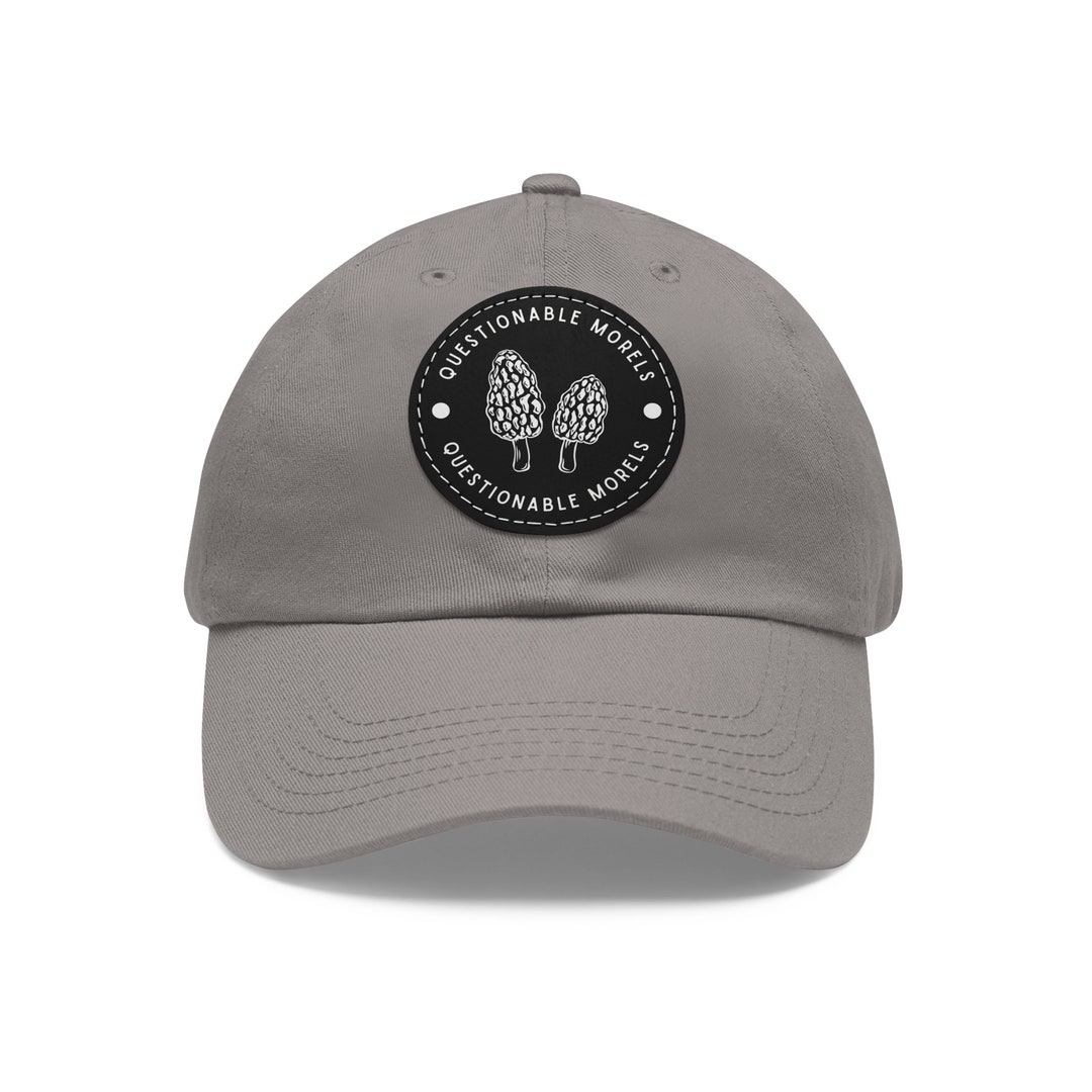 Questionable Morels Mushroom Baseball Hat, Mushroom Hat, Outdoor Gear ...