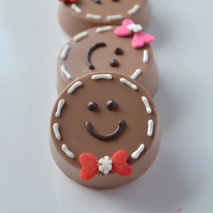 Gingerbread Man, Christmas, Gingerbread, Christmas Gift, Chocolate Covered Cookie, Personalized Favor, Chocolate, Christmas Decoration
