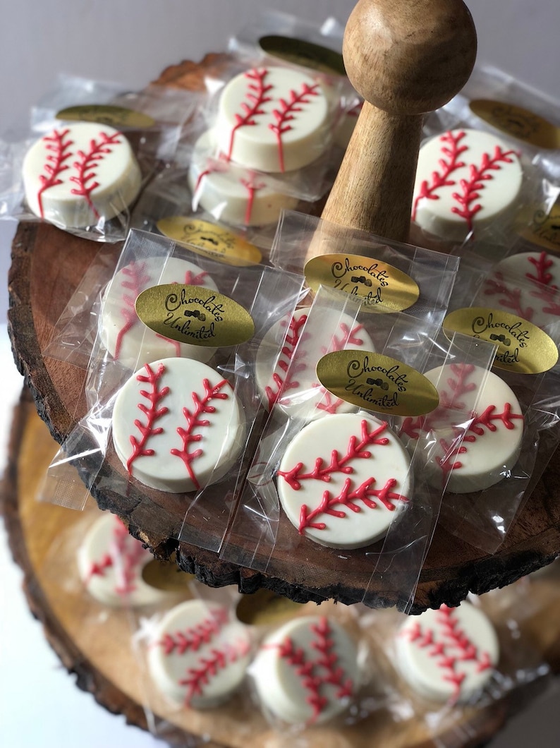 Chocolate Covered Football 12, Basketball or Baseball Cookies, Sports Chocolate Cookie, Chocolate Covered Cookie, Chocolate Sports Favors image 1