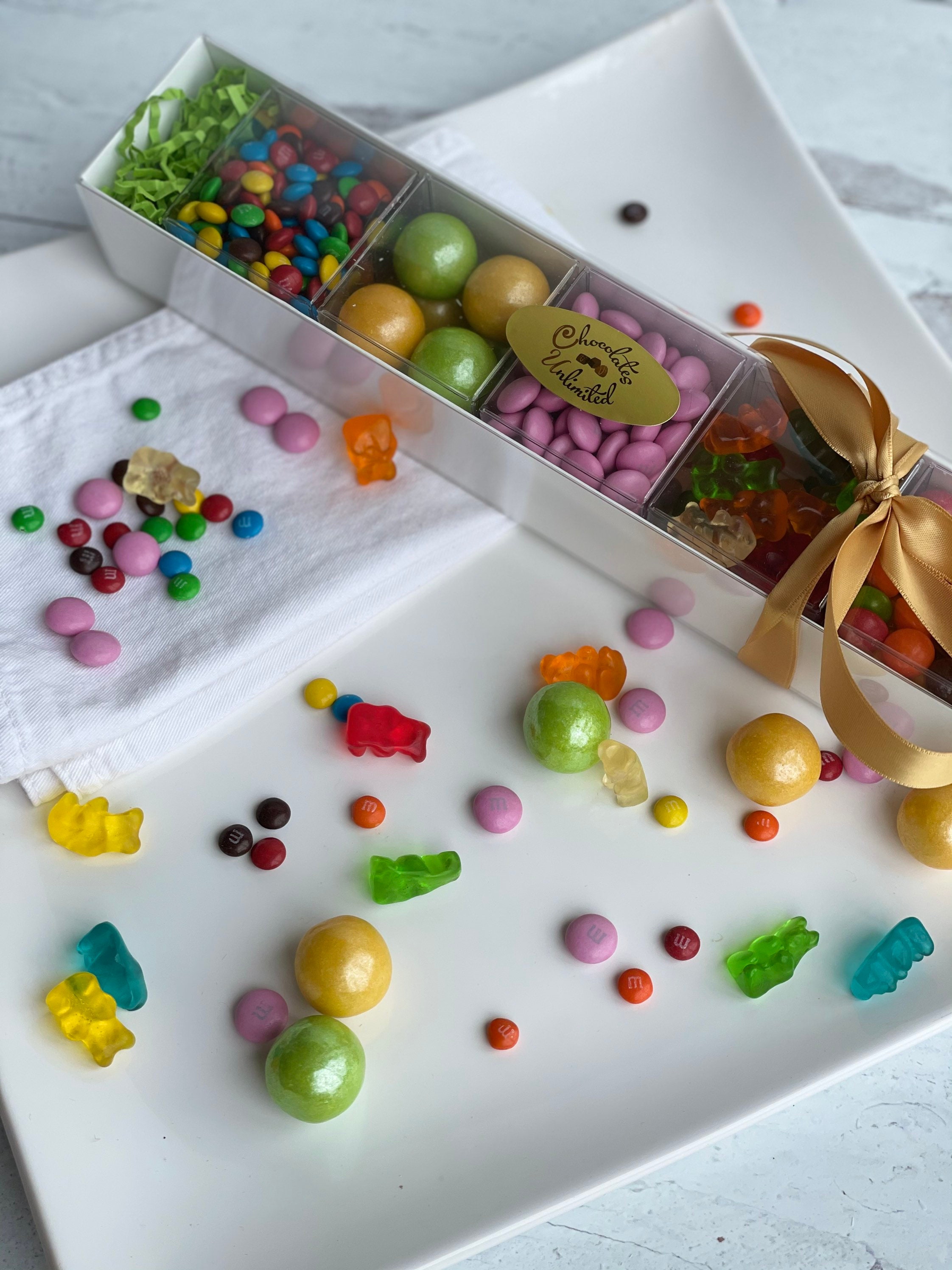 Caja chucherías dulces golosinas regalo, regalos personalizados