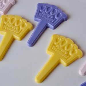 Chocolate Princess Cupcake Toppers (12), Birthday Cupcake topper, Edible Cupcake Topper, Cupcake Decorations, Cupcake topper Princess