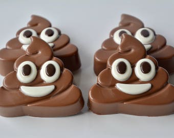 Emoji, Emoji Chocolate Covered Oreo(6), Poop Emoji, Baby Shower Gift, Best Friend Gift, Birthday Gift, Chocolate, Poop Emoji, 2020