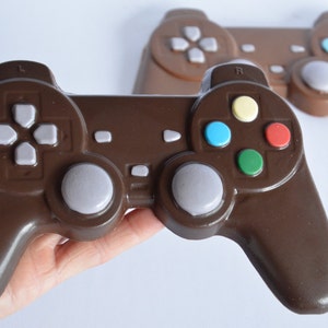 Chocolate Video Game Controller , Chocolate Playstation Controller, Chocolate Game Controller, Chocolate Video, Gamer Gift, Wedding Favor image 2