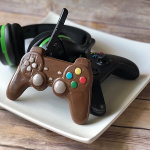 Chocolate Video Game Controller , Chocolate Playstation Controller, Chocolate Game Controller, Chocolate Video, Gamer Gift, Wedding Favor image 1