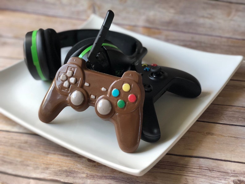 Chocolate Video Game Controller , Chocolate Game Controller, Chocolate Game Controller, Chocolate Video, Gamer Gift, Wedding Favor image 1