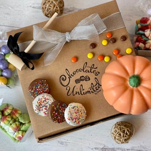Breakable Chocolate Pumpkin, Halloween, Fall Treat, Trick or Treat, Pumpkin Breakable, Halloween Candy, Halloween treat, You&#39;ve been Booed