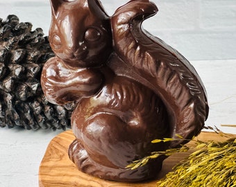 Chocolate Squirrel, Fall Decor, Christmas Gift, Corporate Gift, Autumn, Chocolate Gift, Thanksgiving