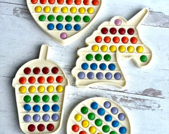 Chocolate Pop it, Pop Its, Fidget Toy, Pop it Favors, Pop it Birthday, Fidget Toy, Birthday Party, Birthday gift