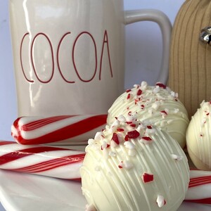 Set of 4 Hot Chocolate Peppermint Bomb, Chocolate Bombs, Cocoa Bombs ...