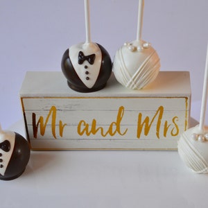 Wedding, Wedding Favors, Bride Groom Cake Pops,  Bridal Shower favors, Party Favors, Bridal Shower, Wedding Ideas, Wedding Gift, Engagement