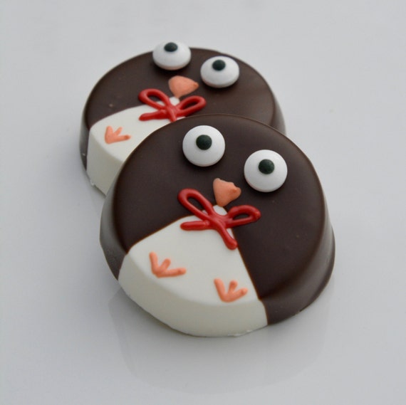 Chocolate Covered Oreo Penguins (12), Chocolate Baby Shower Penguin Favors, Christmas Gift, Christmas Chocolates, Penguin Gifts, Custom Gift Il_570xn