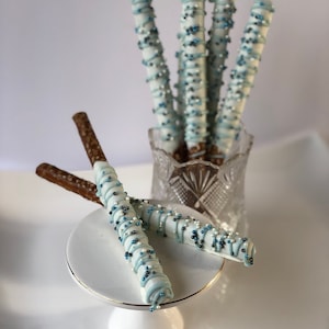 Prince Party Favors, First Birthday Favors, Chocolate Covered Pretzels, Baby Boy, Chocolate Gifts, Chocolate, Baby Shower Favor