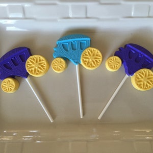 Chocolate Princess Birthday Lollipops (12), Chocolate Princess Suckers, Chocolate Princess Party Favor, Chocolate Princess Favors, Chocolate