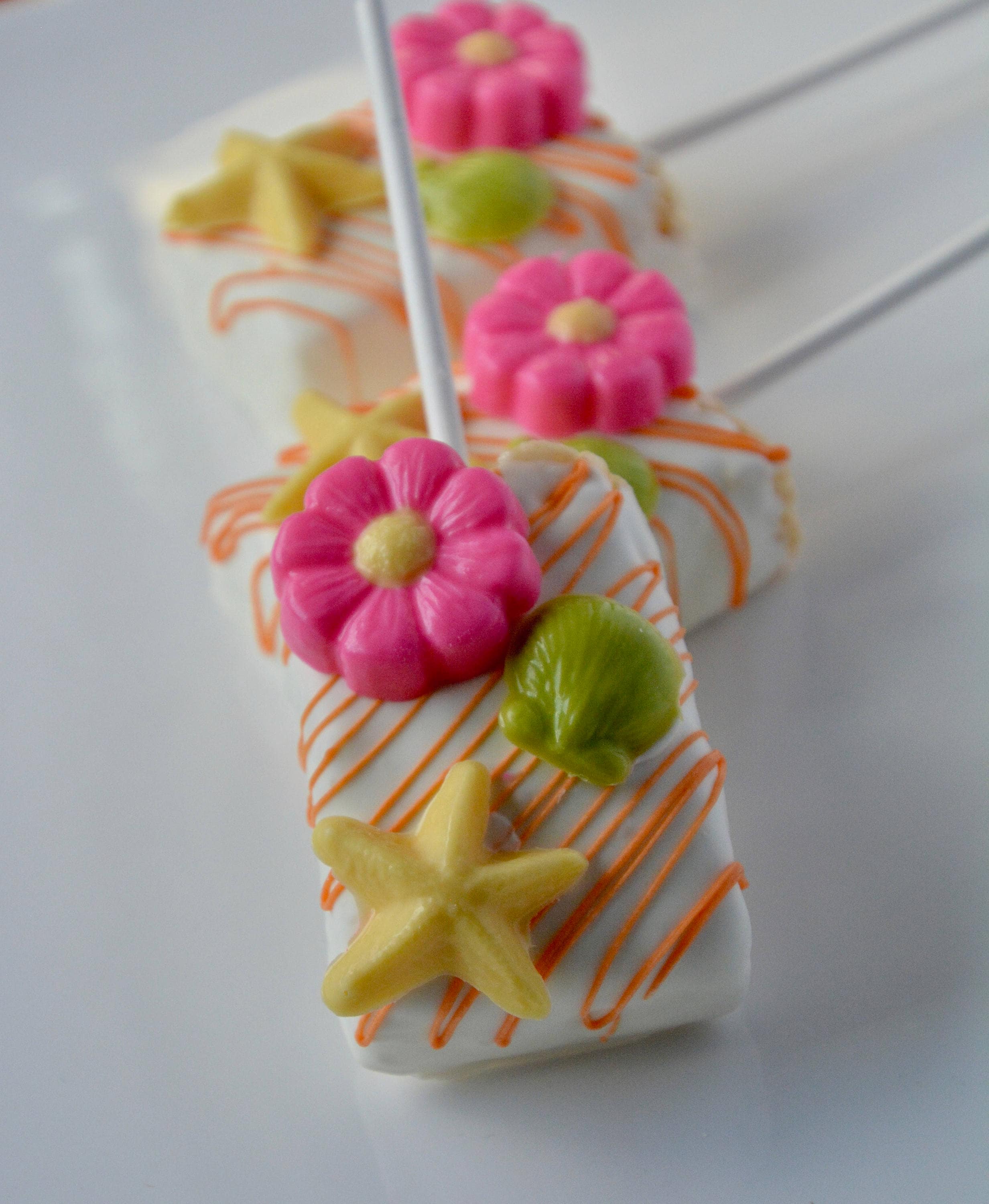 Luau Party Polynesian Princess Chocolate Rice Krispie Treats Etsy Luau Party Polynesian Princess Chocolate Rice Krispie Treats Etsy