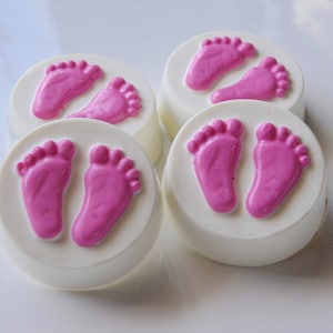Baby Shower Chocolate Oreos (12), Baby Shower Favors, Chocolate Baby Favors, Gender Reveal, Tutus and Touchdowns, Baby Girl Shower,Chocolate