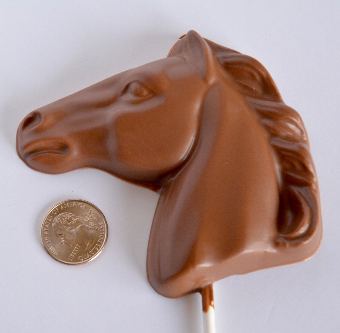 Chocolate Horse Lollipop 12horse Party Favors Chocolate Etsy