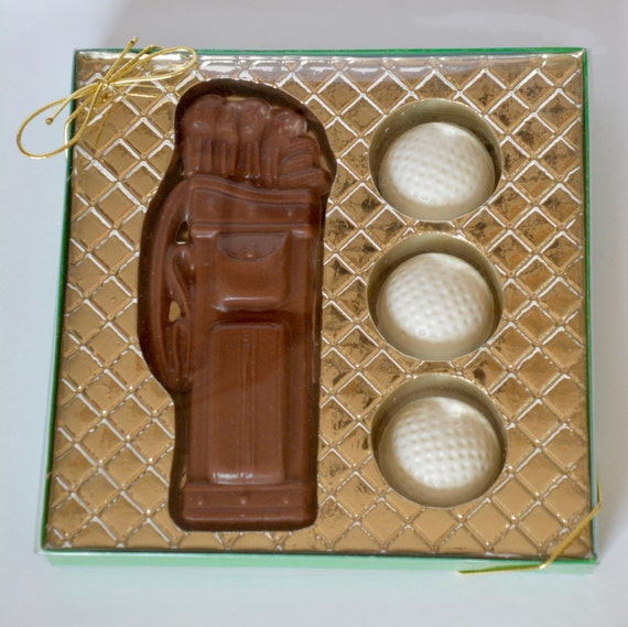 Chocolate Golf, Chocolate Golf Gift, Retirement Chocolate, Golfing Chocolates, Chocolate Father's Day, Chocolate Husband Gift, Chocolate Dad Il_570xn