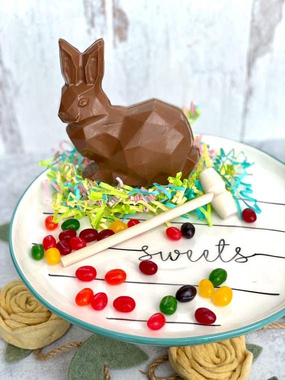 Breakable Easter Bunny Chocolates, Easter Basket, Chocolate Bunny, Easter Bunny, Easter Candy, Easter Treat, Easter Candy Il_570xn
