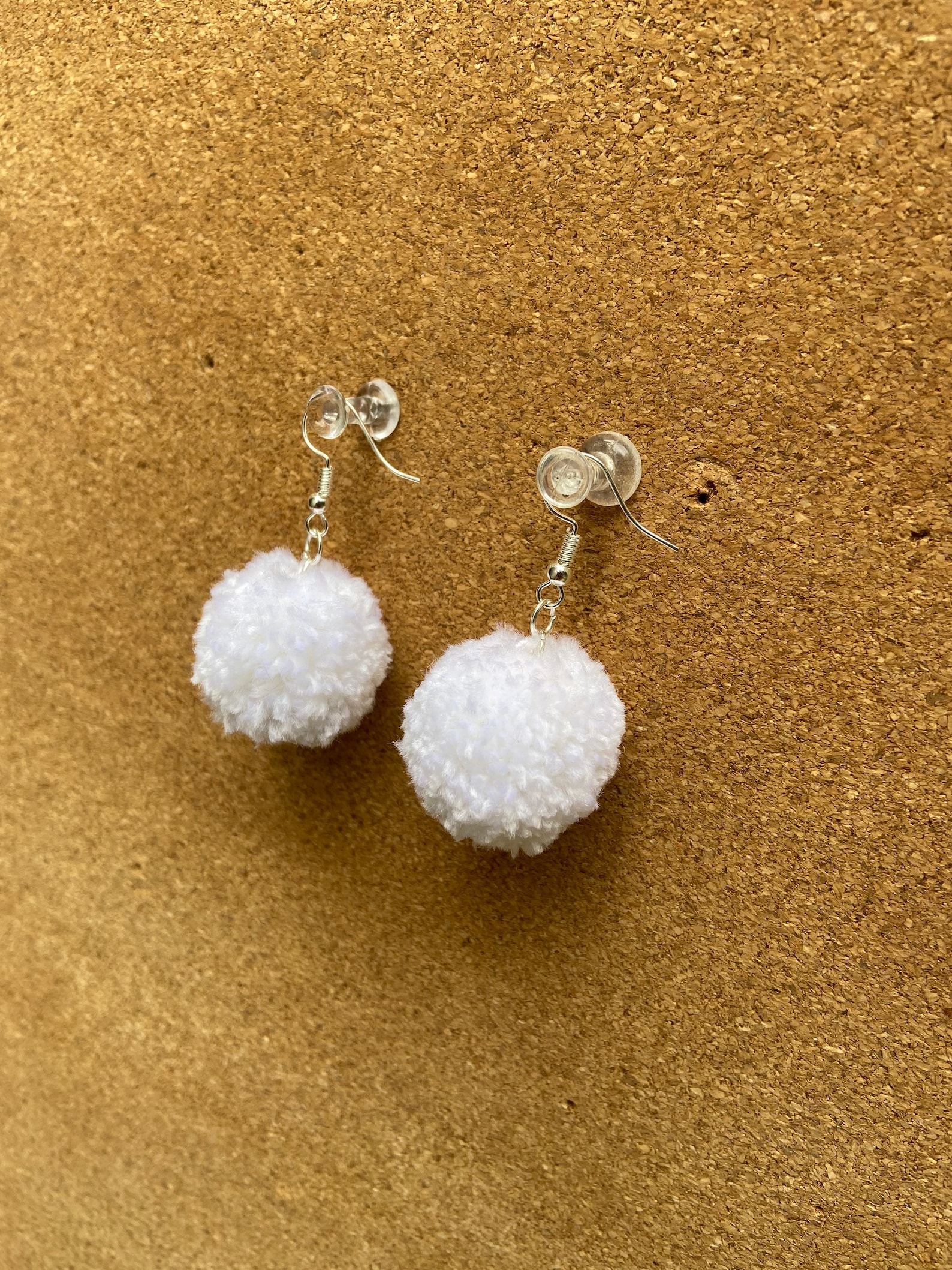 pompom earrings pompom earrings