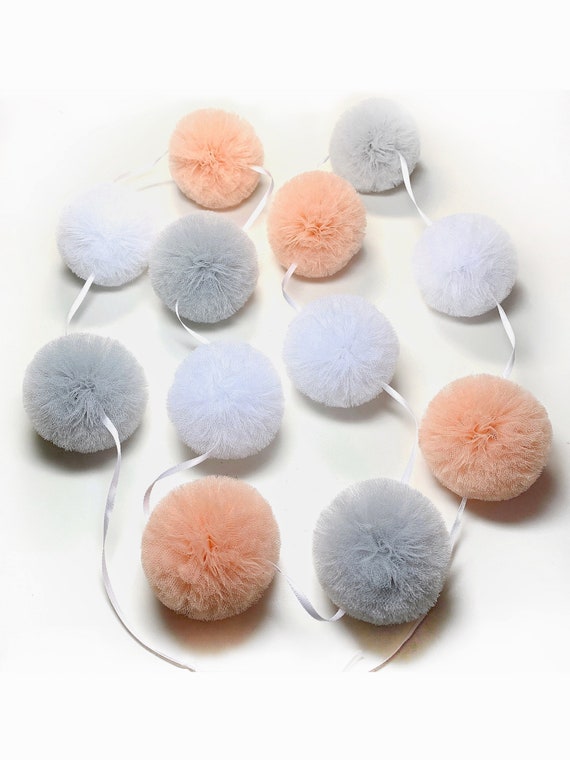 nursery pom pom garland