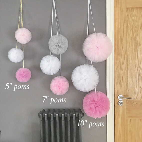 DIY Tissue Paper Pom Poms Backdrop - The Sweetest Occasion