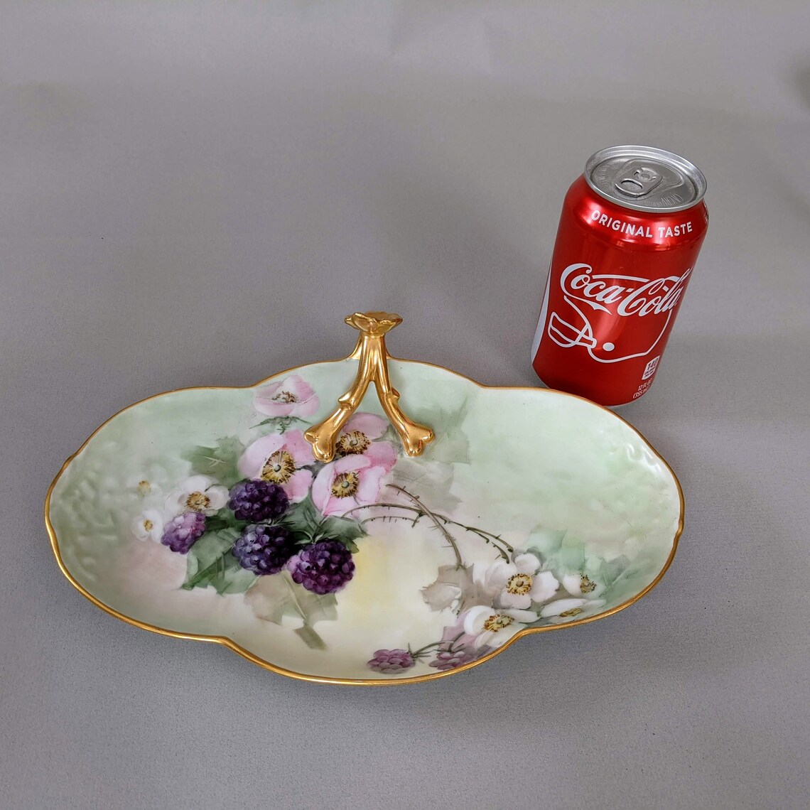 Antique LIMOGE Hand Painted Bon Bon Dish William Etsy