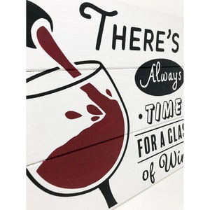 Painting Kit Wine Time Painting Kit Adult Craft Kit Signs With Quotes Pallet Wall Art Living Room Wall Art image 9