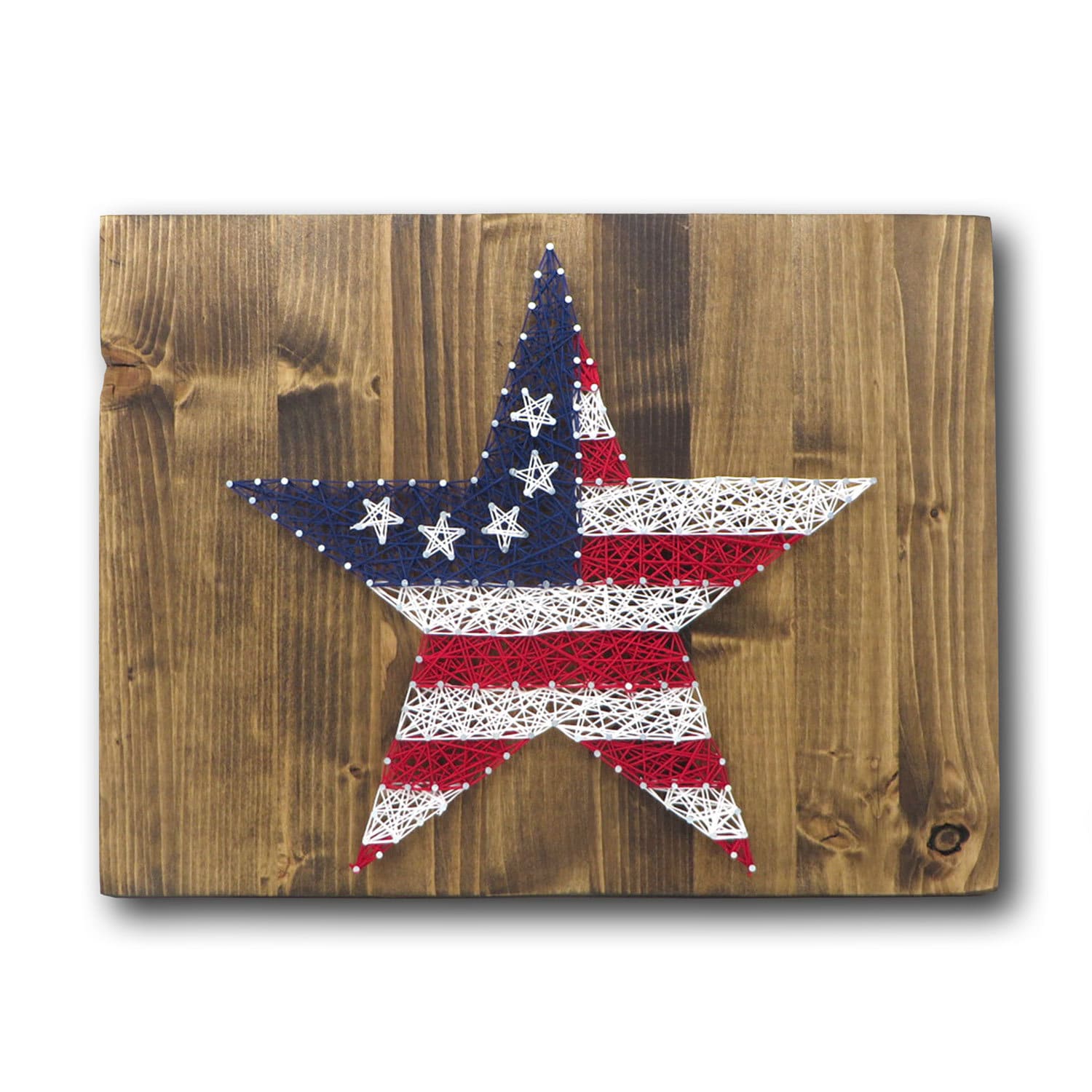 American Flag String Art Kit DIY Kit Includes All Needed Etsy