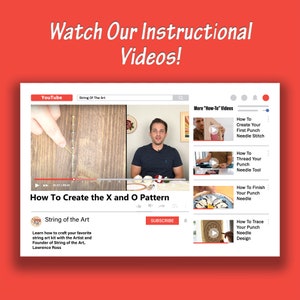 Puede incluir: Una miniatura de v&iacute;deo de YouTube que muestra a una persona que demuestra c&oacute;mo crear un patr&oacute;n de X y O usando el arte de la cuerda. El v&iacute;deo se titula "C&oacute;mo crear el patr&oacute;n X y O" y es del canal "String of the Art".