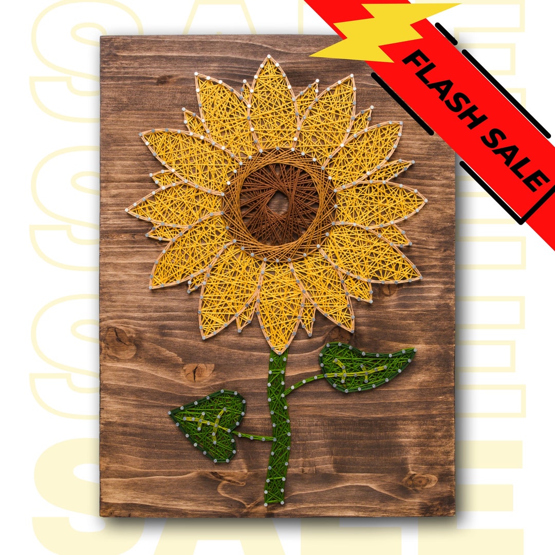 Adult DIY Art Kit - Sunflower Hello - 3D Round Door Hanger, 16 – Robyn  Smith Art Adventures