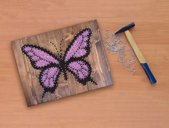 Butterfly String Art/ DIY Crafts Adult/kids String Art Kits / Wall