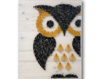 Owl String Art Kit - Adult Crafts Kit Includes All Supplies, Owl Home Decor, Owl Wall Art, Gift For Mom, DIY Arts and Craft Kit