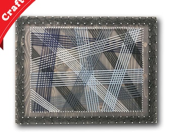 Abstract String Art Kit - DIY String Art Kit, Crafting Kit for Adults, Stocking Stuffers, Holiday Gift For Mom, Craft Mother's Day Gift