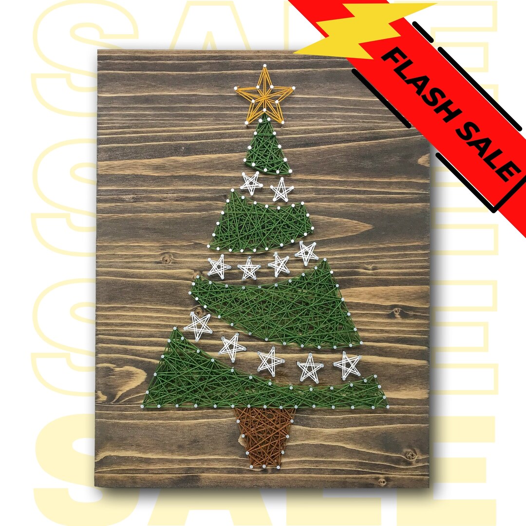 Christmas Tree String Art Kit All Supplies Included, Craft Your