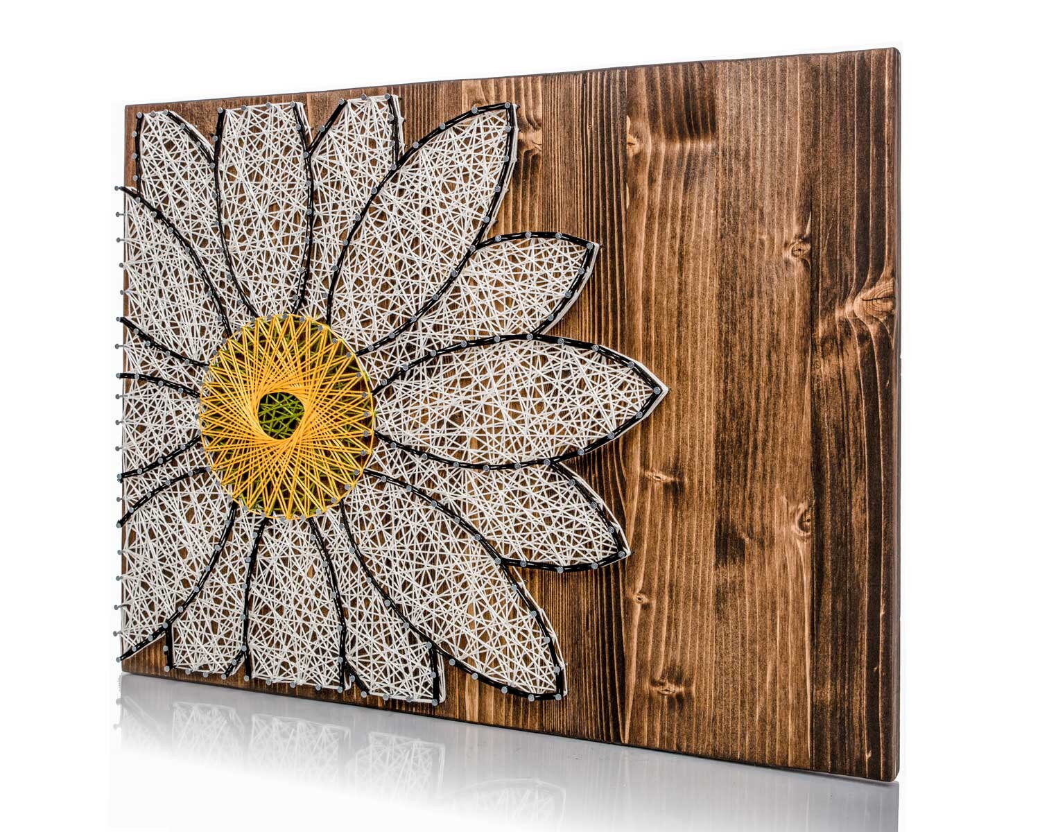 Daisy String Art Kit Adult DIY Kit Includes All Crafting Etsy