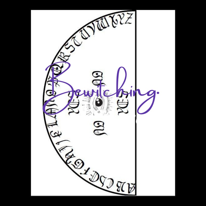 Printable Pendulum Boards for Scrying and Dowsing Divination - Etsy
