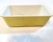 Pyrex Dawn Yellow 213 Baking Dessert Loaf Pan Dish - Small Vintage Pyrex Baking Dish Dawn Yellow