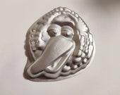 Big Bird Cake Pan - Small Sesame Street Vintage Wilton Big Bird Head Cake Pan Mold - Muppets 1977