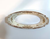 Vintage Noritake Japan Gainford Oblong Bowl - Beautiful Elegant Handpainted Bowl Noritake Japan Gainford Design