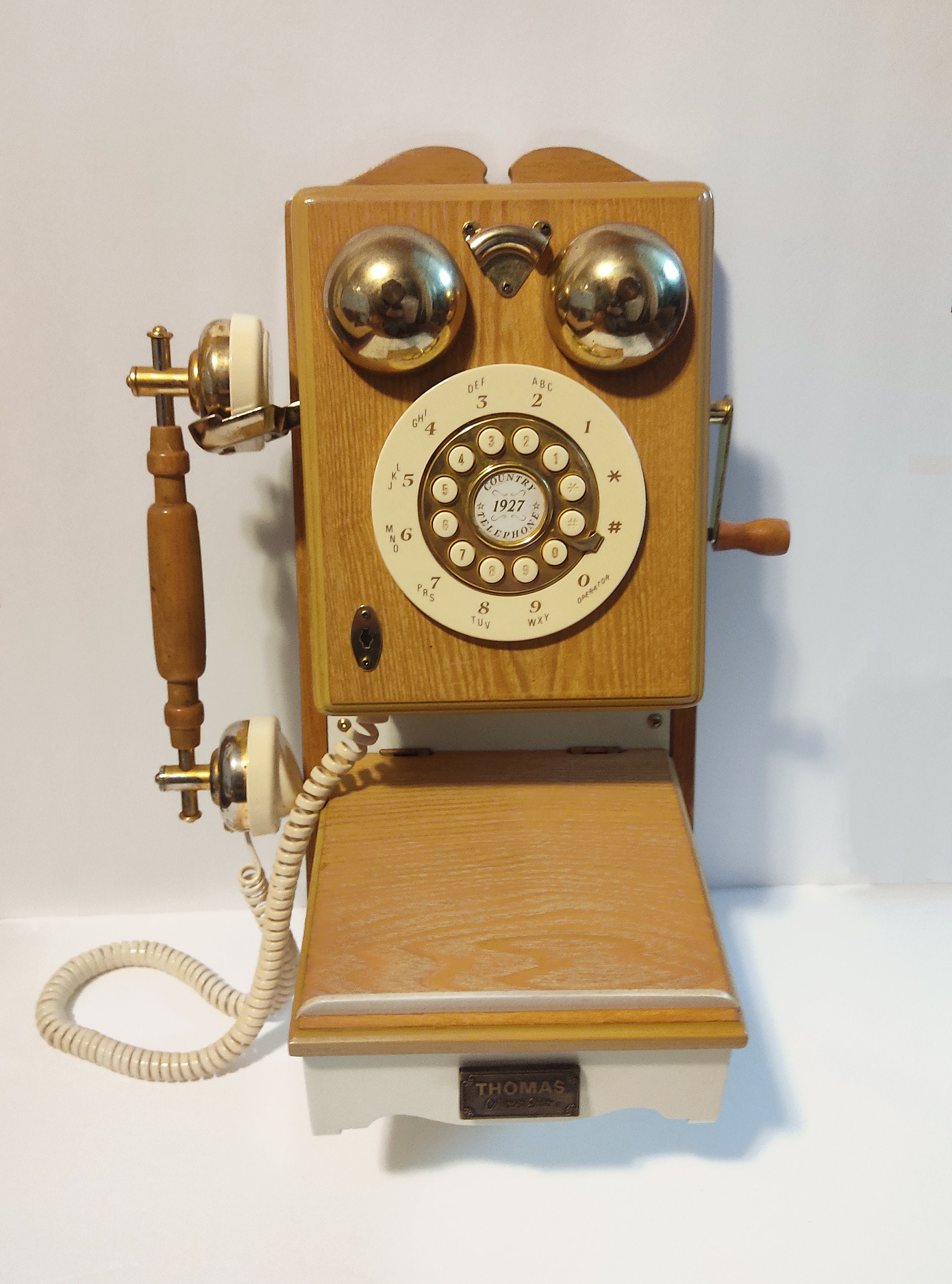 Vintage Wall Phone Antique Style Wall Phone with Hand Etsy