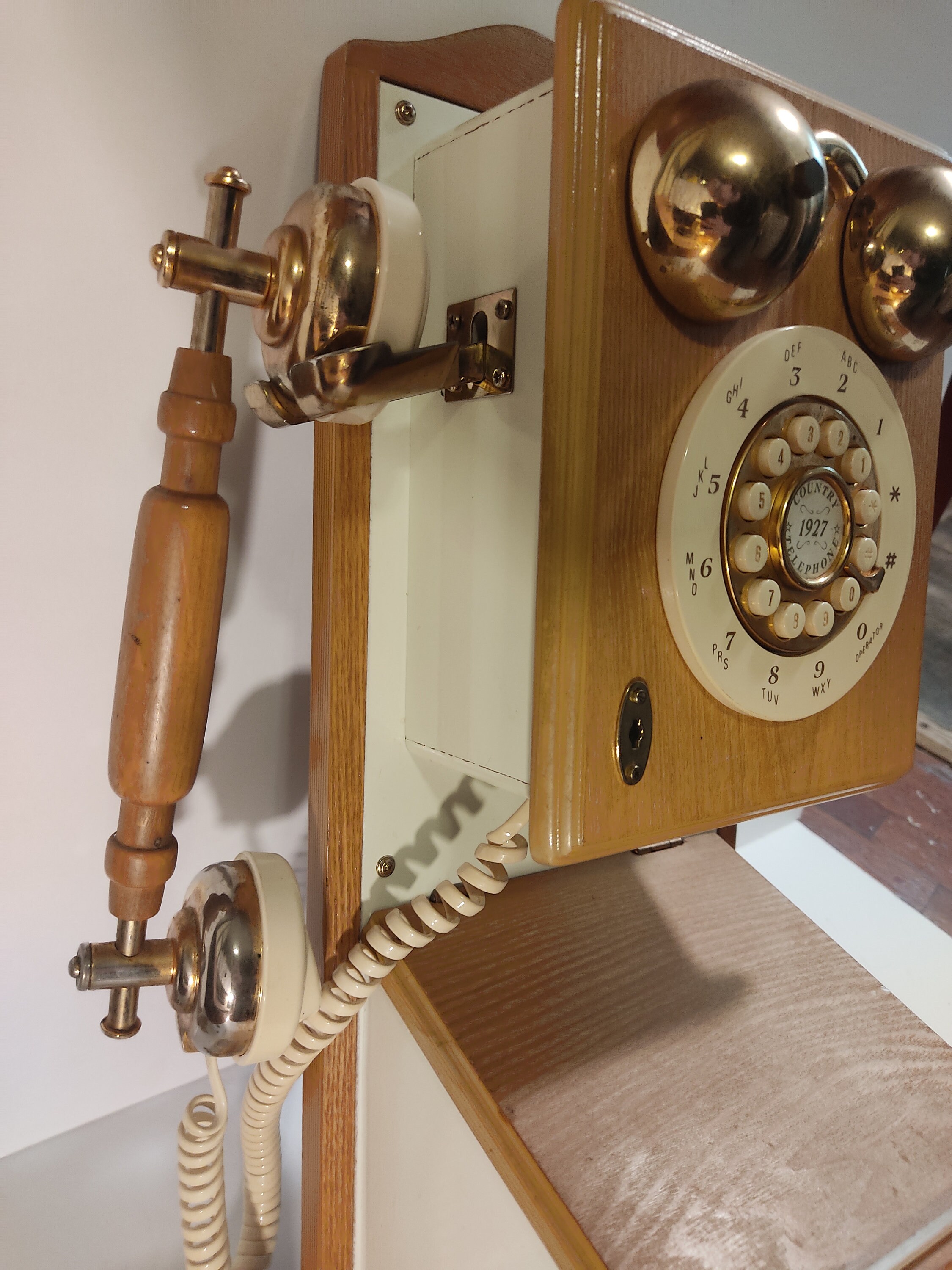 Vintage Wall Phone Antique Style Wall Phone with Hand Etsy