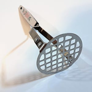 Vintage Potato Masher - Stainless Steel Potato Masher for the Vintage Kitchen, Mid-Century Kitchen Tools